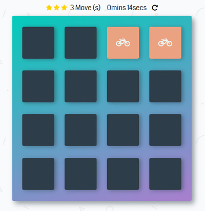 Example of Matched cards